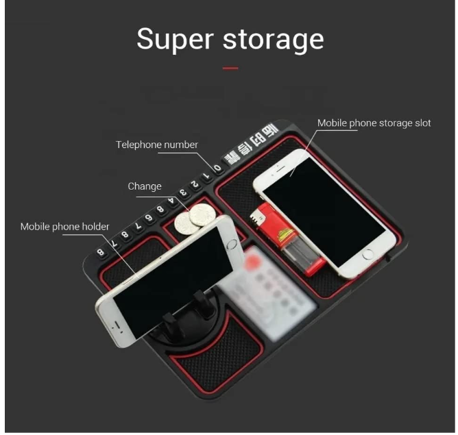 HSR Multifunction Silicone Car Phone Mount