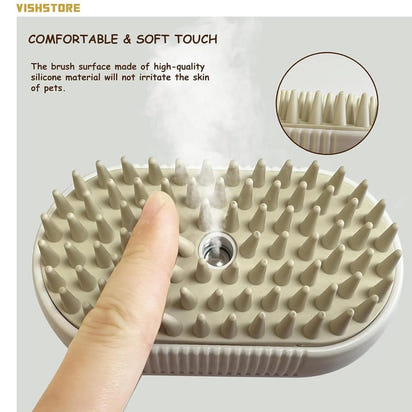 Eco-Friendly Steam Brush for Pets
