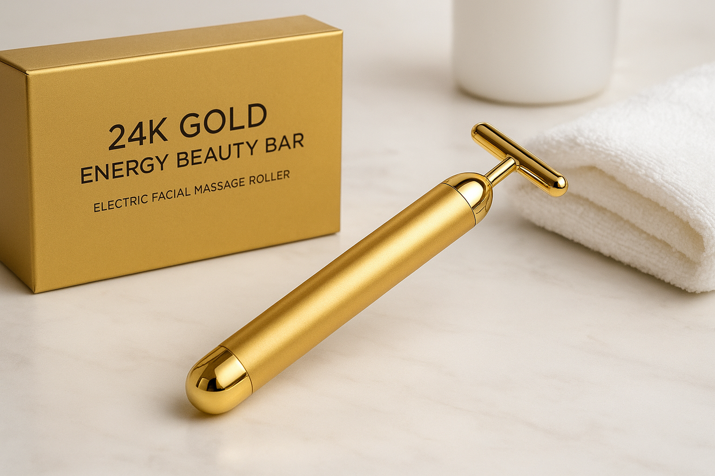 Electric 24K Gold Facial Roller